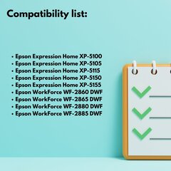 Epson 502XC syaani tulostinmustekasetti , 12 ml , 880 sivua , C13T02W24010 / 502XL , yhteensopiva EXPRESSION XP-5100 XP-5150 XP-5155 kanssa. hinta ja tiedot | Mustekasetit | hobbyhall.fi