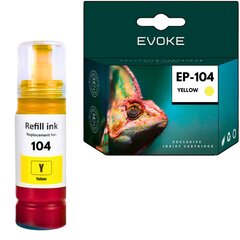 Epson 104Y tulostin värikasetti , 70 ml , 8070 sivua , C13T00P440 / T104 , yhteensopiva ECOTANK ET-2710 ET-2715 ET-2720 kanssa. hinta ja tiedot | Mustekasetit | hobbyhall.fi