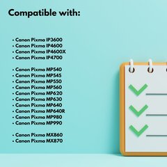 Tulostimen mustekasetti Canon 521C syaani , 10,5 ml , 510 sivua , 2934B / CLI521C , yhteensopiva seuraavien kanssa: IP3600 IP4600 IP4700 MP540 MP550 MP560 MP620 MP640 hinta ja tiedot | Mustekasetit | hobbyhall.fi