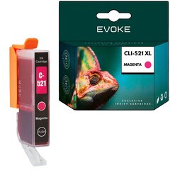 Canon 521M magenta tulostusmustekasetti , 10,5 ml , 510 sivua , 2935B / CLI521M , yhteensopiva IP3600 IP4600 IP4700 MP540 MP550 MP560 MP620 MP640 kanssa. hinta ja tiedot | Mustekasetit | hobbyhall.fi