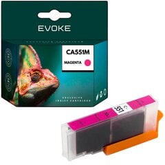 Canon 551M magenta värikasetti , 12 ml , 760 sivua , 6510B001 / CLI551M , yhteensopiva seuraavien kanssa: IP7250 MG5650 MG5550 MG5550 MG5550 IX6850 MX725 MX920 MX925 hinta ja tiedot | Mustekasetit | hobbyhall.fi