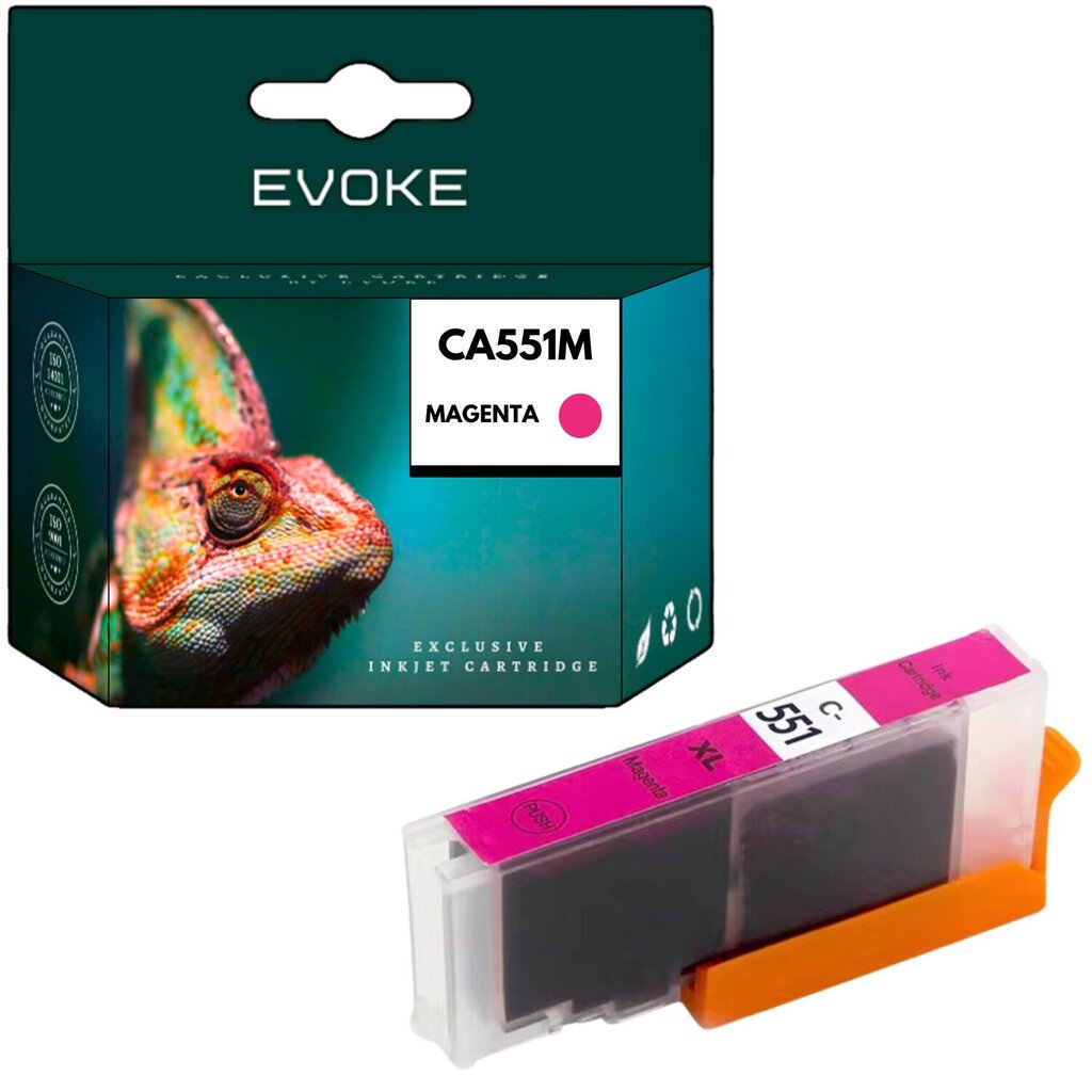 Canon 551M magenta värikasetti , 12 ml , 760 sivua , 6510B001 / CLI551M , yhteensopiva seuraavien kanssa: IP7250 MG5650 MG5550 MG5550 MG5550 IX6850 MX725 MX920 MX925 hinta ja tiedot | Mustekasetit | hobbyhall.fi