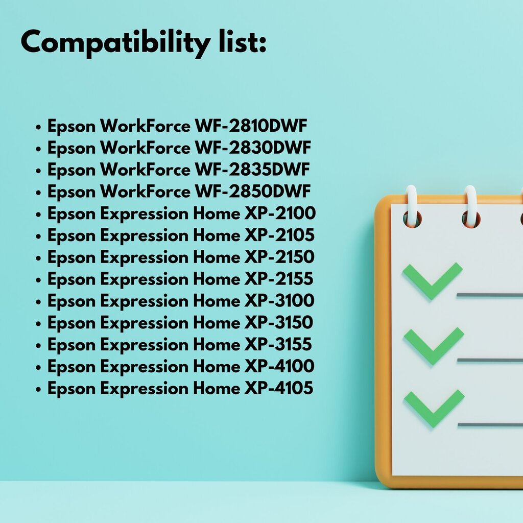 Epson 603XB mustekasetti musta , 13 ml , 730 sivua , C13T03A14010 , yhteensopiva XP-3100 XP-3150 XP-3155 XP-3155 XP-2100 XP-2150 XP-2155 XP-3150 XP-3155 XP-2150 XP-2155 XP-2155 kanssa. hinta ja tiedot | Mustekasetit | hobbyhall.fi