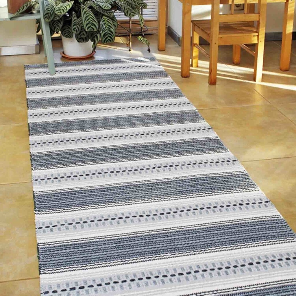 Narma Ryno -plasticWeave™ muovimatto, kaksipuolinen, harmaa, 70 x 100 cm hinta ja tiedot | Isot matot | hobbyhall.fi