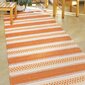 Narma Ryno -plasticWeave™ muovimatto, kaksipuolinen, oranssi, 70 x 250 cm hinta ja tiedot | Isot matot | hobbyhall.fi