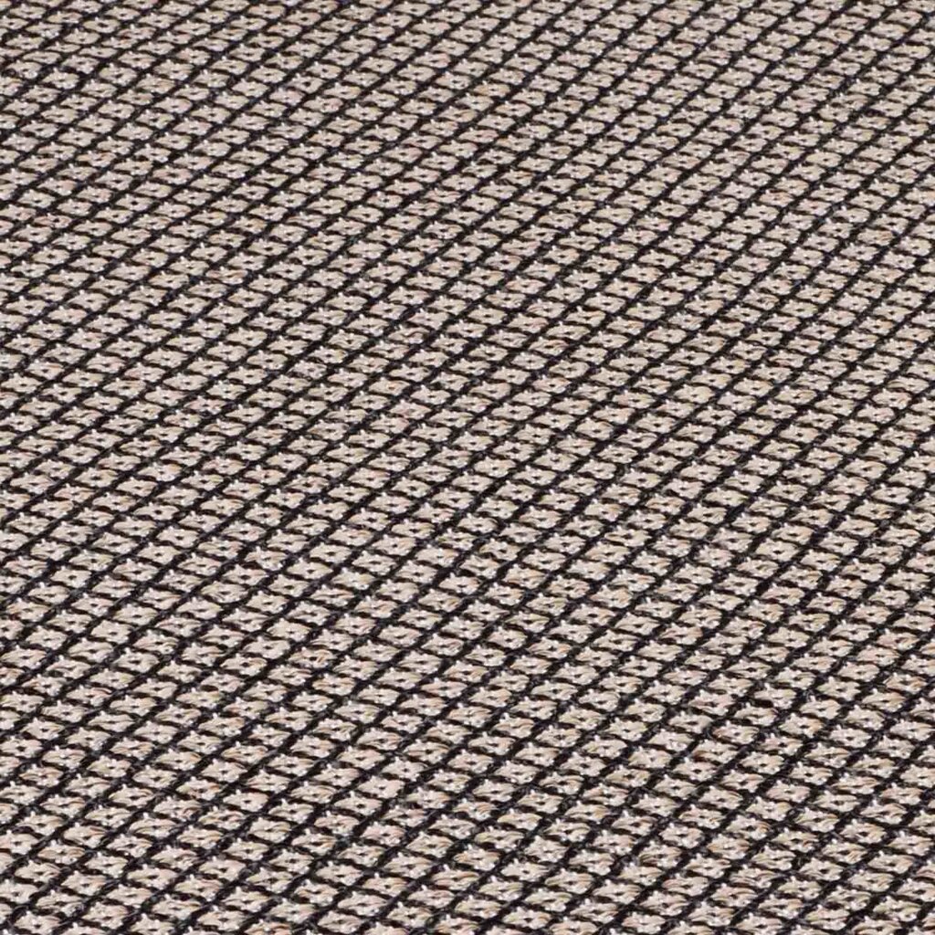 Narma Diby -plasticWeave™ muovimatto, kaksipuolinen, musta-kerma, 70 x 300 cm hinta ja tiedot | Isot matot | hobbyhall.fi