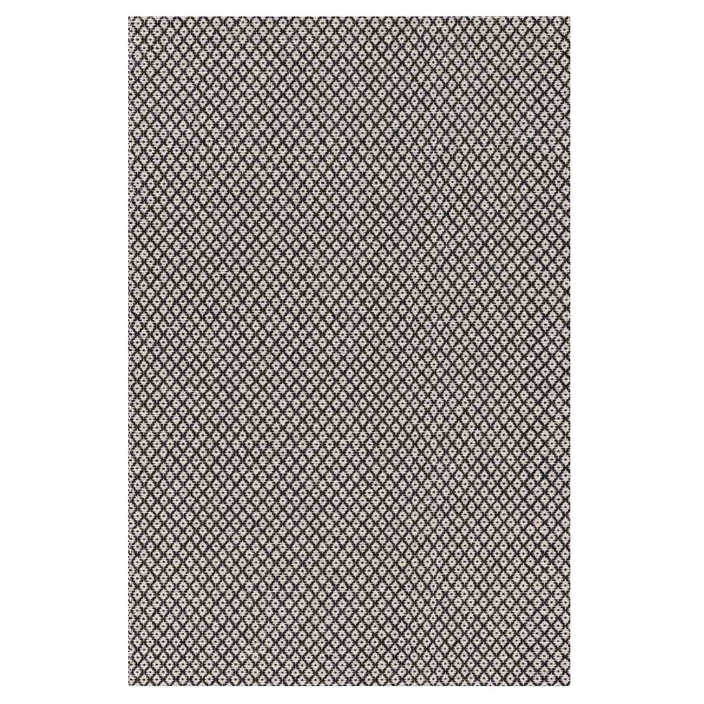Narma Diby -plasticWeave™ muovimatto, kaksipuolinen, musta-kerma, 70 x 300 cm hinta ja tiedot | Isot matot | hobbyhall.fi