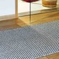 Narma Diby -plasticWeave™ muovimatto, kaksipuolinen, musta-kerma, 70 x 300 cm hinta ja tiedot | Isot matot | hobbyhall.fi