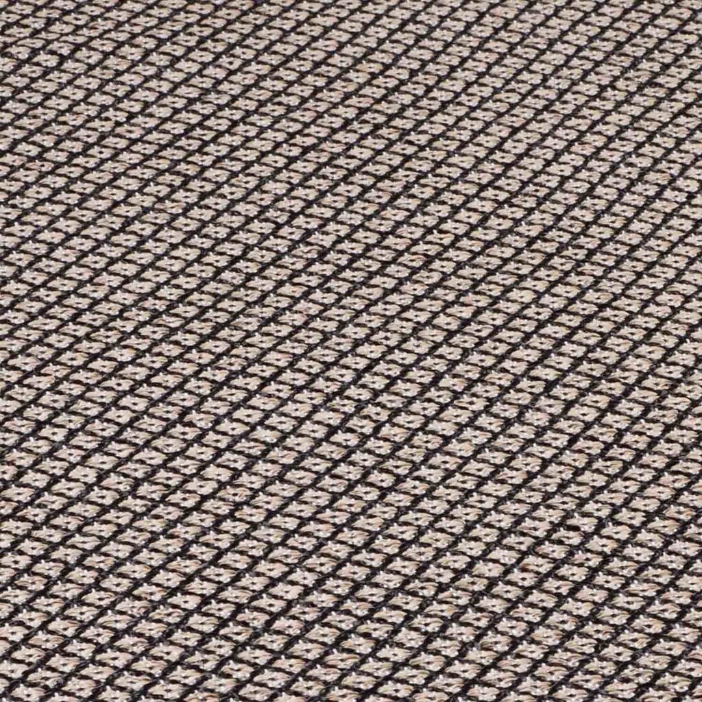 Narma Diby -plasticWeave™ muovimatto, kaksipuolinen, musta-kerma, 70 x 350 cm hinta ja tiedot | Isot matot | hobbyhall.fi