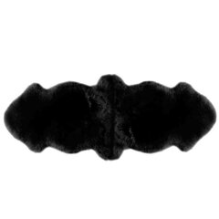 Narma Merino M -lampaantalja, musta, 2x, 50 x 180 cm hinta ja tiedot | Isot matot | hobbyhall.fi
