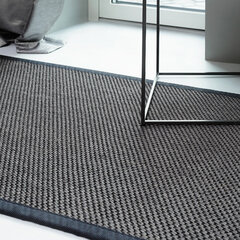Narma Dragon -sisalWeave™ sileäksi kudottu matto, t.harmaa, 80 x 250 cm hinta ja tiedot | Isot matot | hobbyhall.fi