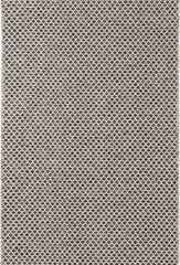 Narma Diby -plasticWeave™ muovimatto, kaksipuolinen, musta-kerma, 70 x 100 cm hinta ja tiedot | Isot matot | hobbyhall.fi