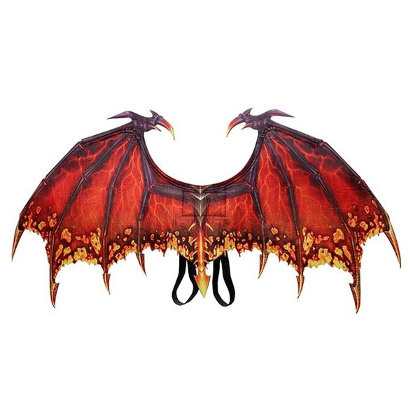 Halloween Dragon Wings -koriste karnevaalijuhlien eläinasu aikuisille lapsille, lohikäärme cosplay -naamiaiset tarvikkeet