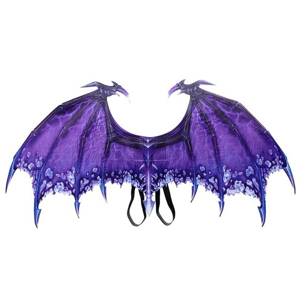 Halloween Dragon Wings -koriste karnevaalijuhlien eläinasu aikuisille lapsille, lohikäärme cosplay -naamiaiset tarvikkeet