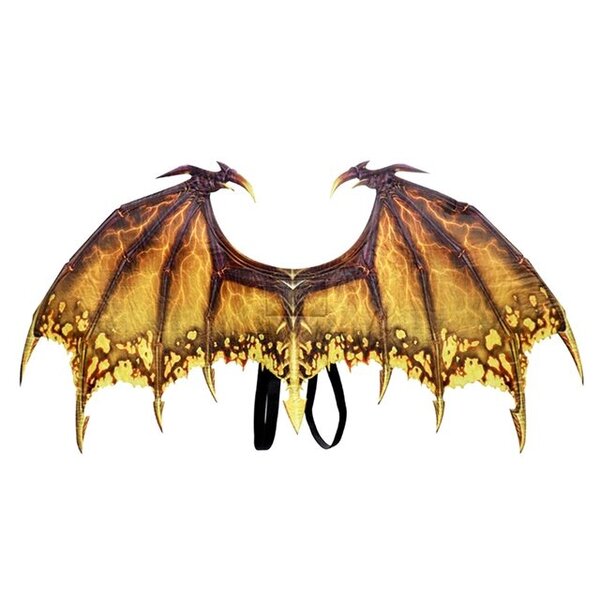 Halloween Dragon Wings -koriste karnevaalijuhlien eläinasu aikuisille lapsille, lohikäärme cosplay -naamiaiset tarvikkeet