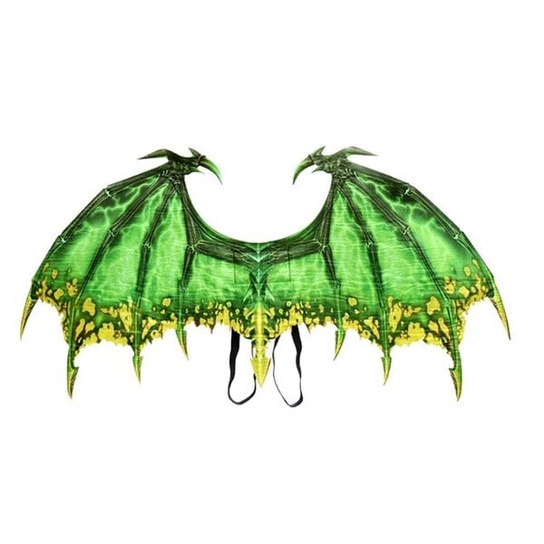 Halloween Dragon Wings -koriste karnevaalijuhlien eläinasu aikuisille lapsille, lohikäärme cosplay -naamiaiset tarvikkeet