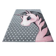 Kids Pink 0590 lastenhuoneen matto, 120x170 cm hinta ja tiedot | Isot matot | hobbyhall.fi