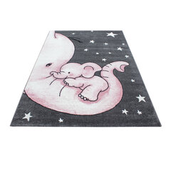 Lastenhuoneen matto Kids Pink 0560, 80x150 cm hinta ja tiedot | Isot matot | hobbyhall.fi