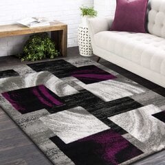 Matto harmaa/violetti 80x150cm hinta ja tiedot | Isot matot | hobbyhall.fi