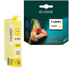 Epson 1294 tulostin värikasetti keltainen , 15 ml , 950 sivua , C13T12944011 / T1294 , yhteensopiva STYLUS BX305 SX230 SX230 SX235 SX425 SX435 kanssa. hinta ja tiedot | Mustekasetit | hobbyhall.fi