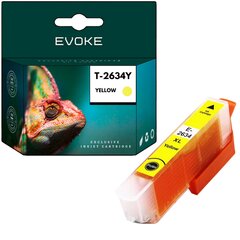 Epson tulostimen mustekasetti 2634 keltainen , 14 ml , 1010 sivua , C13T26344010 / T2634 , yhteensopiva XP510 XP520 XP600 XP605 XP610 XP615 XP620 XP510 XP615 XP615 XP620 kanssa. hinta ja tiedot | Mustekasetit | hobbyhall.fi