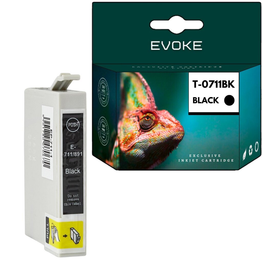 Epson tulostimen mustekasetti 711 musta , 15 ml , 630 sivua , C13T07114011 / T0711 , yhteensopiva seuraavien kanssa: DX4000 DX4400 DX7450 DX9400 DX8400 DX4000 DX4400 DX7450 DX9400 DX9400 DX9400 DX8400 hinta ja tiedot | Mustekasetit | hobbyhall.fi