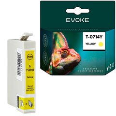 Epson tulostimen mustekasetti 714 keltainen , 13,5 ml , 900 sivua , C13T07144011 / T0714 , yhteensopiva DX4000 DX4400 DX7450 DX9400 DX8400 DX7450 DX9400 DX8400 kanssa. hinta ja tiedot | Mustekasetit | hobbyhall.fi