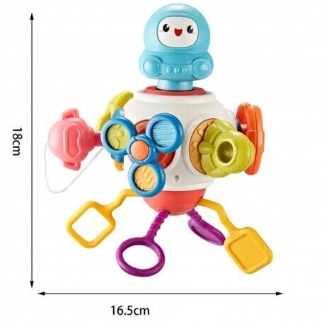 Lasten aistilelu Woopie 8-in-1 Montessori hinta ja tiedot | Vauvan lelut | hobbyhall.fi