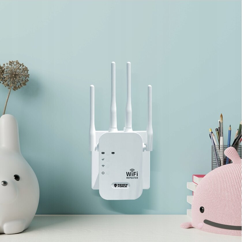 WiFi-signaalin vahvistin Repeater 5GHz, 1200 Mb/s, Laajentaa kantamaa hinta ja tiedot | Kytkimet ja pistorasiat | hobbyhall.fi