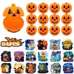 Halloween Advent Kalenteri 24 kpl Halloween Epäsäännöllinen Palapeli Lähtölaskenta Kalenteri - Tyyppi B hinta ja tiedot | Juhlakoristeet | hobbyhall.fi