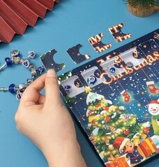 Adventskalender 2024 Smycken Adventskalender DIY käsivarsinauhasormus Örhängen Smyckekalender Julkalender - Style R2 hinta ja tiedot | Juhlakoristeet | hobbyhall.fi