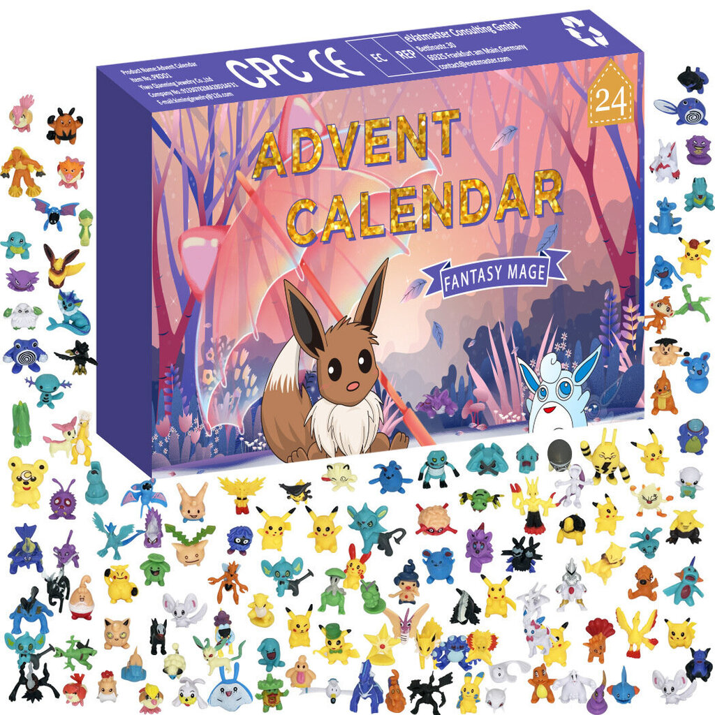 Joulukalenteri Pokemon hinta ja tiedot | Poikien lelut | hobbyhall.fi