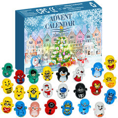 Julkalender Tumbler Doll Blind Box Joulu 24 Päivän Lähtölaskenta Kalenteri Blind Box hinta ja tiedot | Juhlakoristeet | hobbyhall.fi