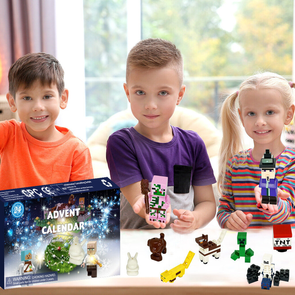 Julkalender Robot Lelu Sälelaatikko Joulu 24 Päivän Lähtölaskenta Kalenteri Blind Box-T hinta ja tiedot | Juhlakoristeet | hobbyhall.fi