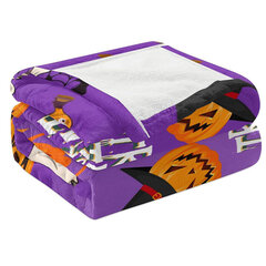 Halloween-peitto - Bat Ghost Pumpkin -peitto - Viihtyisä Halloween-koristelu juhlavuodesohvaan Olohuone 50"x60" tyyli-1 hinta ja tiedot | Peitot | hobbyhall.fi