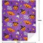 Halloween-peitto - Bat Ghost Pumpkin -peitto - Viihtyisä Halloween-koristelu juhlavuodesohvaan Olohuone 50"x60" tyyli-1 hinta ja tiedot | Peitot | hobbyhall.fi