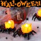 Halloween Spider kynttilänvalot, 12 osaa hinta ja tiedot | Juhlakoristeet | hobbyhall.fi