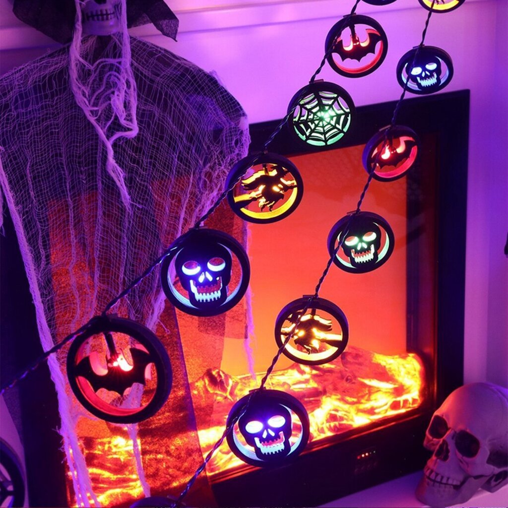 Halloween LED-valot, 3m20 valot hinta ja tiedot | Juhlakoristeet | hobbyhall.fi