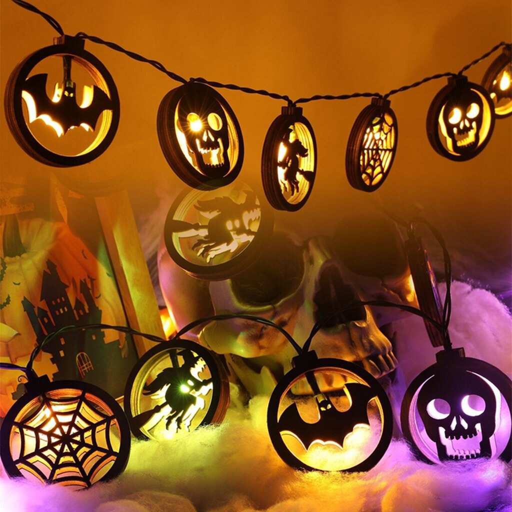 Halloween LED-valot, 3m20 valot hinta ja tiedot | Juhlakoristeet | hobbyhall.fi