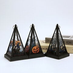 Halloween kannettava lyhty, 3 kpl hinta ja tiedot | Juhlakoristeet | hobbyhall.fi