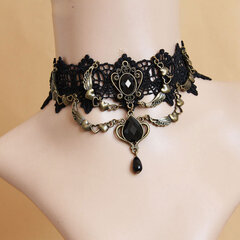 Halloween Gothic Choker -rannekoru, musta hinta ja tiedot | Juhlakoristeet | hobbyhall.fi