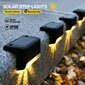 Outdoor Solar Deck Light 8 Pack, Solar Step Light vedenpitävä LED aurinkovalo, lämmin valo hinta ja tiedot | Lattiavalaisimet | hobbyhall.fi