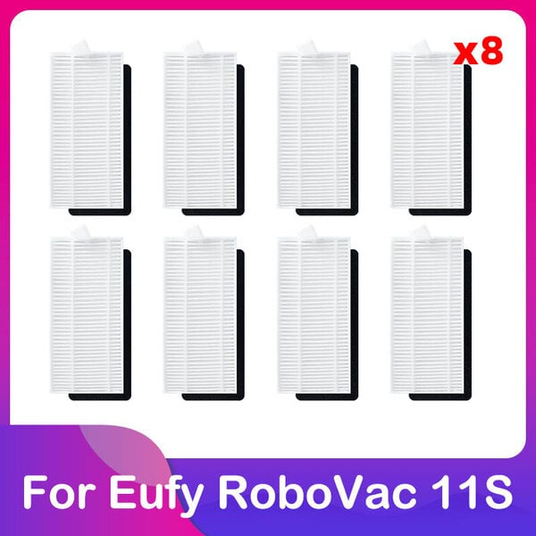 Eufy Robovac 11S Plus 35C 30 30C 15C 12 25C robottipölynimuri päärullan sivuharja Esisuodatin Hepa siivilä Varaosat Matonlakaisukoneet