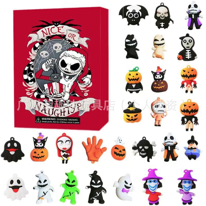 Halloween Lähtölaskenta kalenteri Sokea laatikko Ghost Ghost Tunnelma goottilainen joulu 24 lahjaa adventtipäivän laatikko hinta ja tiedot | Juhlakoristeet | hobbyhall.fi