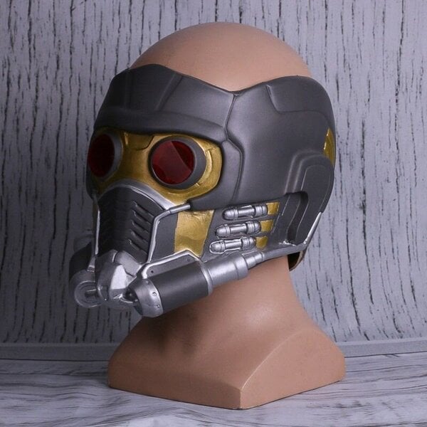 Elokuva Guardians Of The Galaxy Star Lord Infinity War Cosplay-asut LED-valot Kypärä Lateksinaamio Rekvisiitta Supersankari Halloween