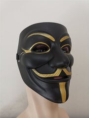 Uusi Anonymous Guy Fawkes Fancy Dress -asusteet Macka Ripsivärit Halloween The V Party Cosplay Naamiaismaskit hinta ja tiedot | Juhlakoristeet | hobbyhall.fi