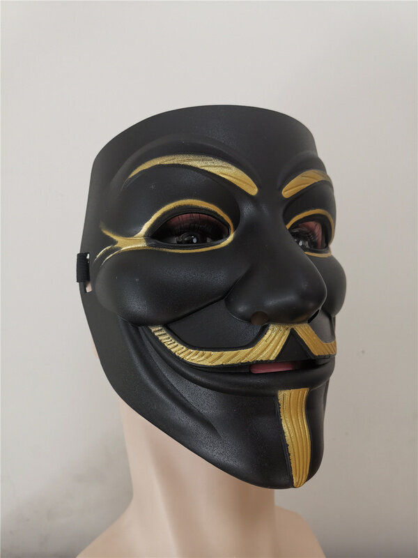 Uusi Anonymous Guy Fawkes Fancy Dress -asusteet Macka Ripsivärit Halloween The V Party Cosplay Naamiaismaskit hinta ja tiedot | Juhlakoristeet | hobbyhall.fi