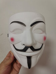 Uusi Anonymous Guy Fawkes Fancy Dress -asusteet Macka Ripsivärit Halloween The V Party Cosplay Naamiaismaskit hinta ja tiedot | Juhlakoristeet | hobbyhall.fi