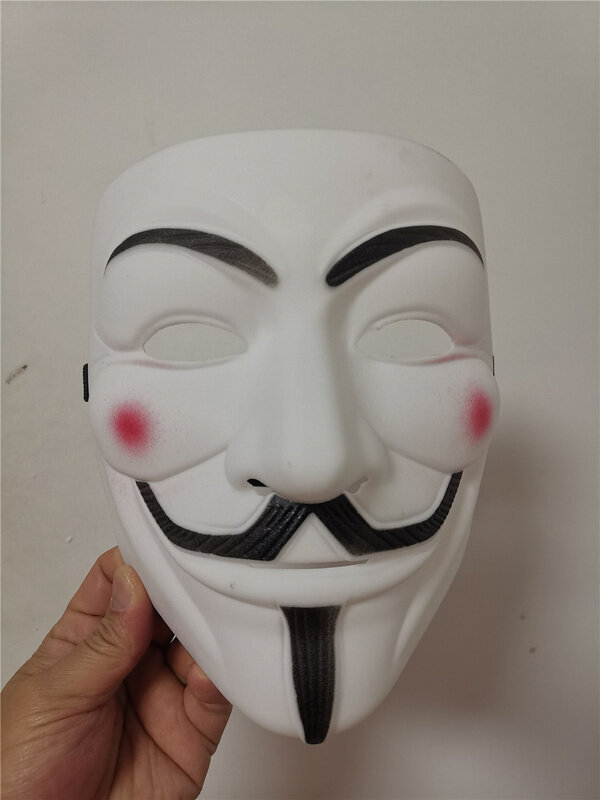 Uusi Anonymous Guy Fawkes Fancy Dress -asusteet Macka Ripsivärit Halloween The V Party Cosplay Naamiaismaskit hinta ja tiedot | Juhlakoristeet | hobbyhall.fi