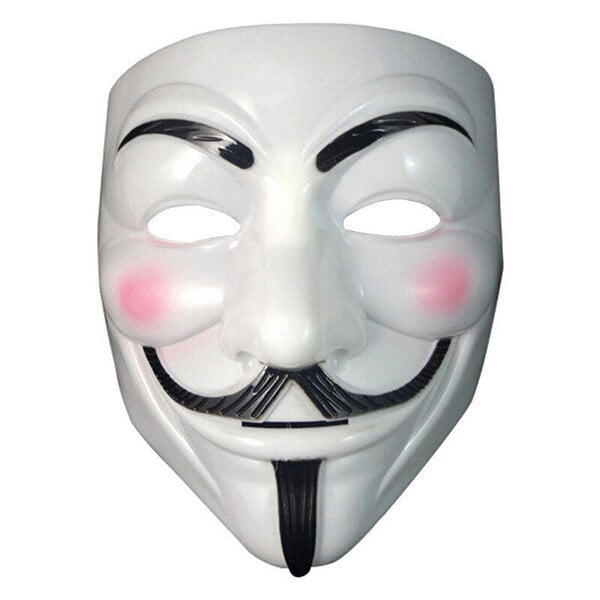 Uusi Anonymous Guy Fawkes Fancy Dress -asusteet Macka Ripsivärit Halloween The V Party Cosplay Naamiaismaskit